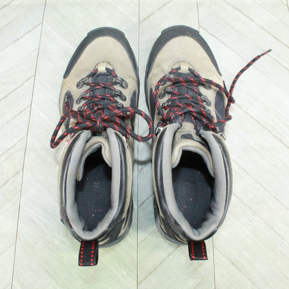 Wenger Tan Leather Lace Up Out Dry Hiking Boots Size 8 - Picture 7 of 9